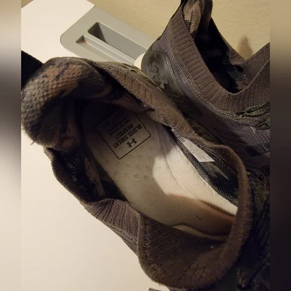 Under Armour Project Rock CAMO Green Training Lifting Shoes Men's 12